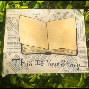 This is your story painted canvas